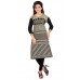 Triveni Beautiful Beige Colored Printed Blended Cotton Kurti Triveni Beautiful Beige Colored Printed Blended Cotton Kurti